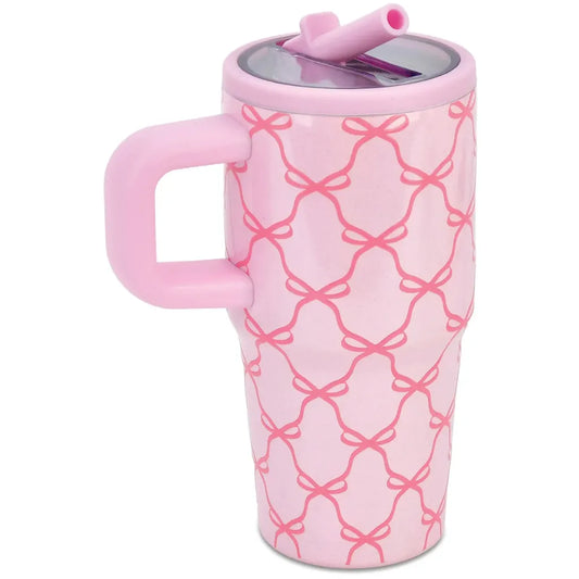 Mini Travel Cup - Bow Trellis