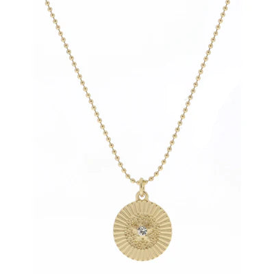 Star Disc Necklace