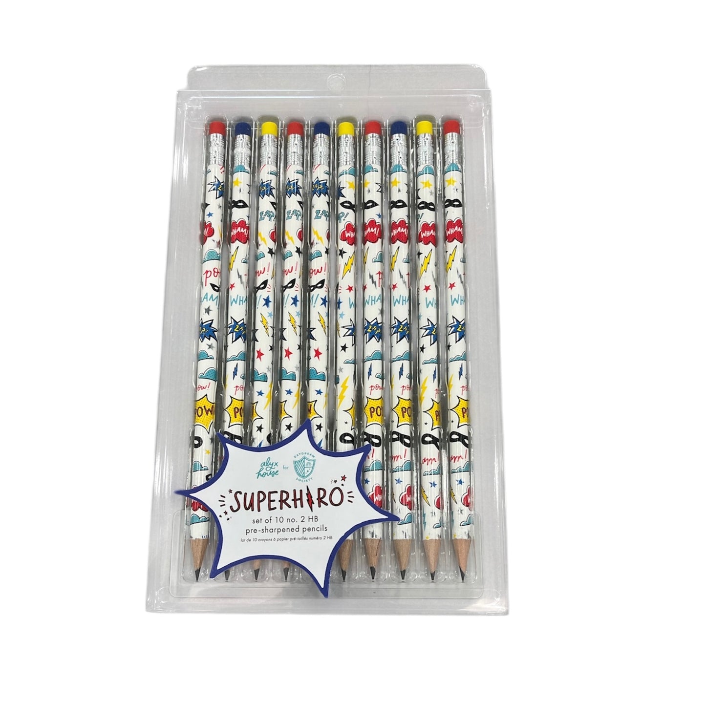 Superhero Pencil Set