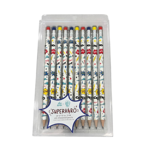 Superhero Pencil Set
