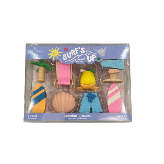 Surf's Up Eraser Set