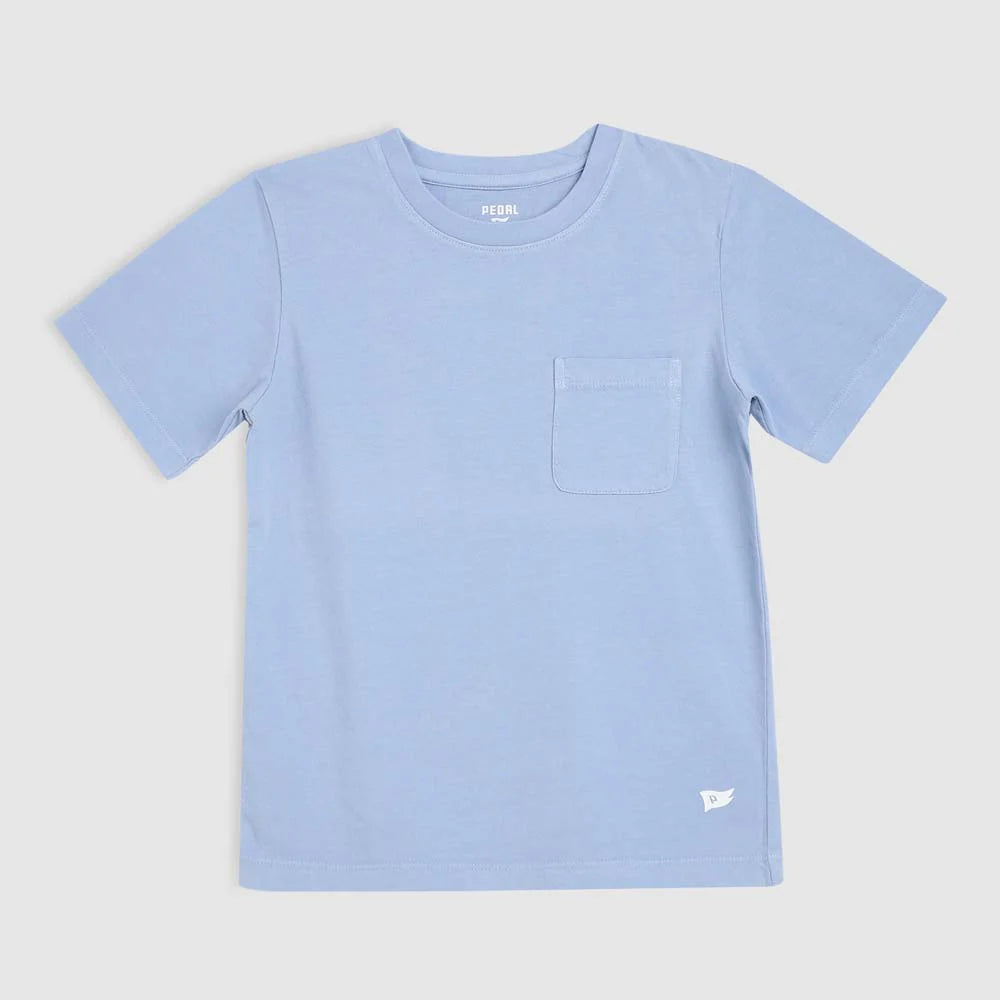 Blue Pocket Tee