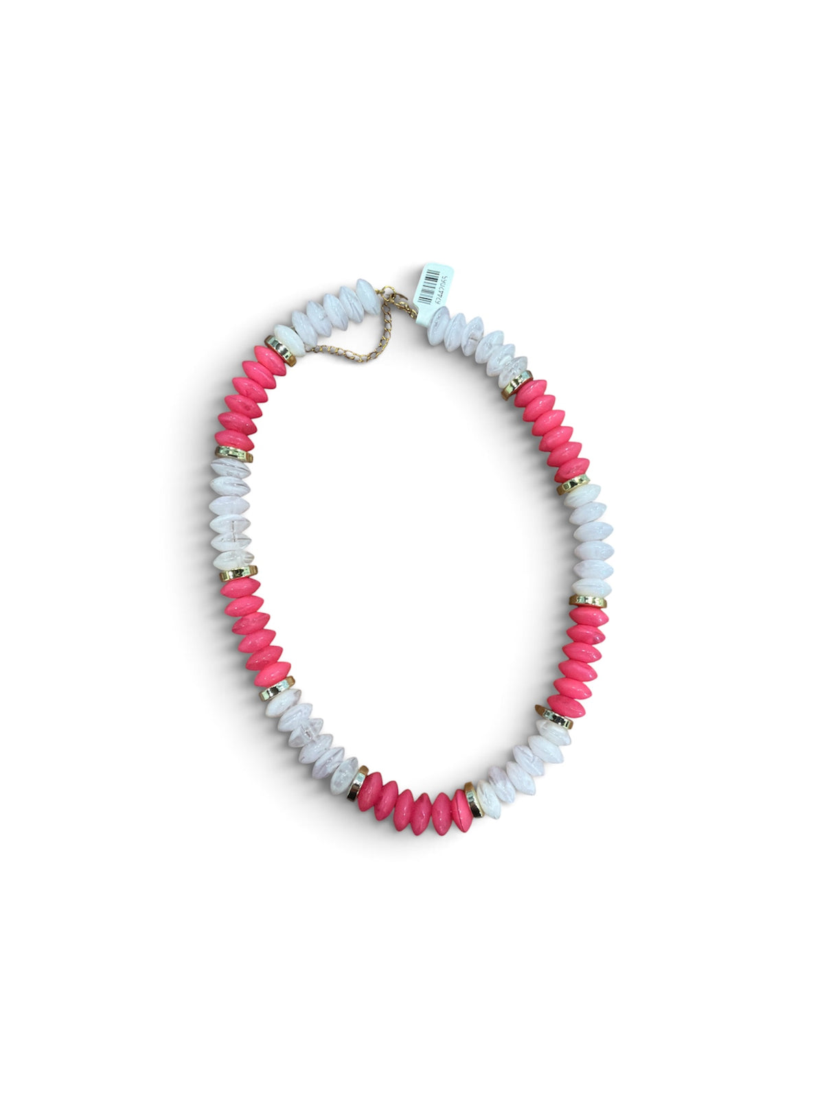Pink Disc Necklace