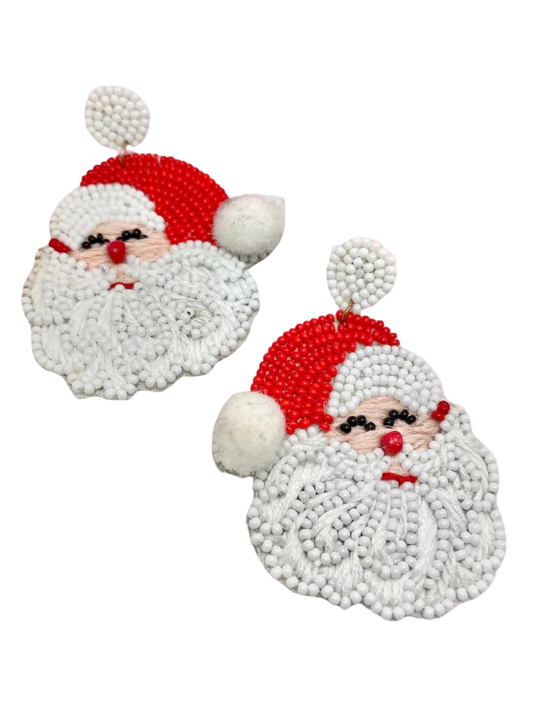 Beaded Earrings - Christmas