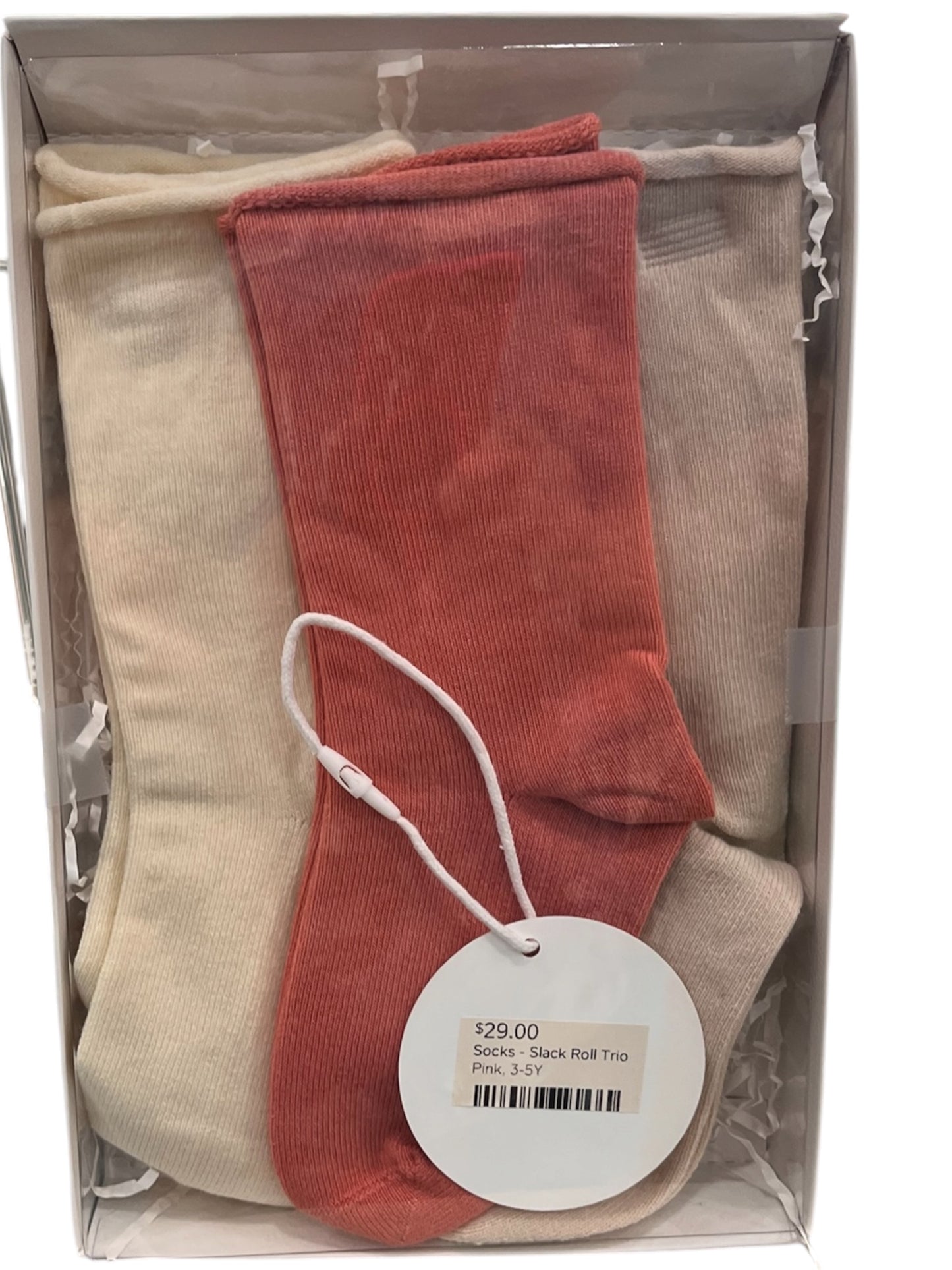 Slack Roll Sock Trio