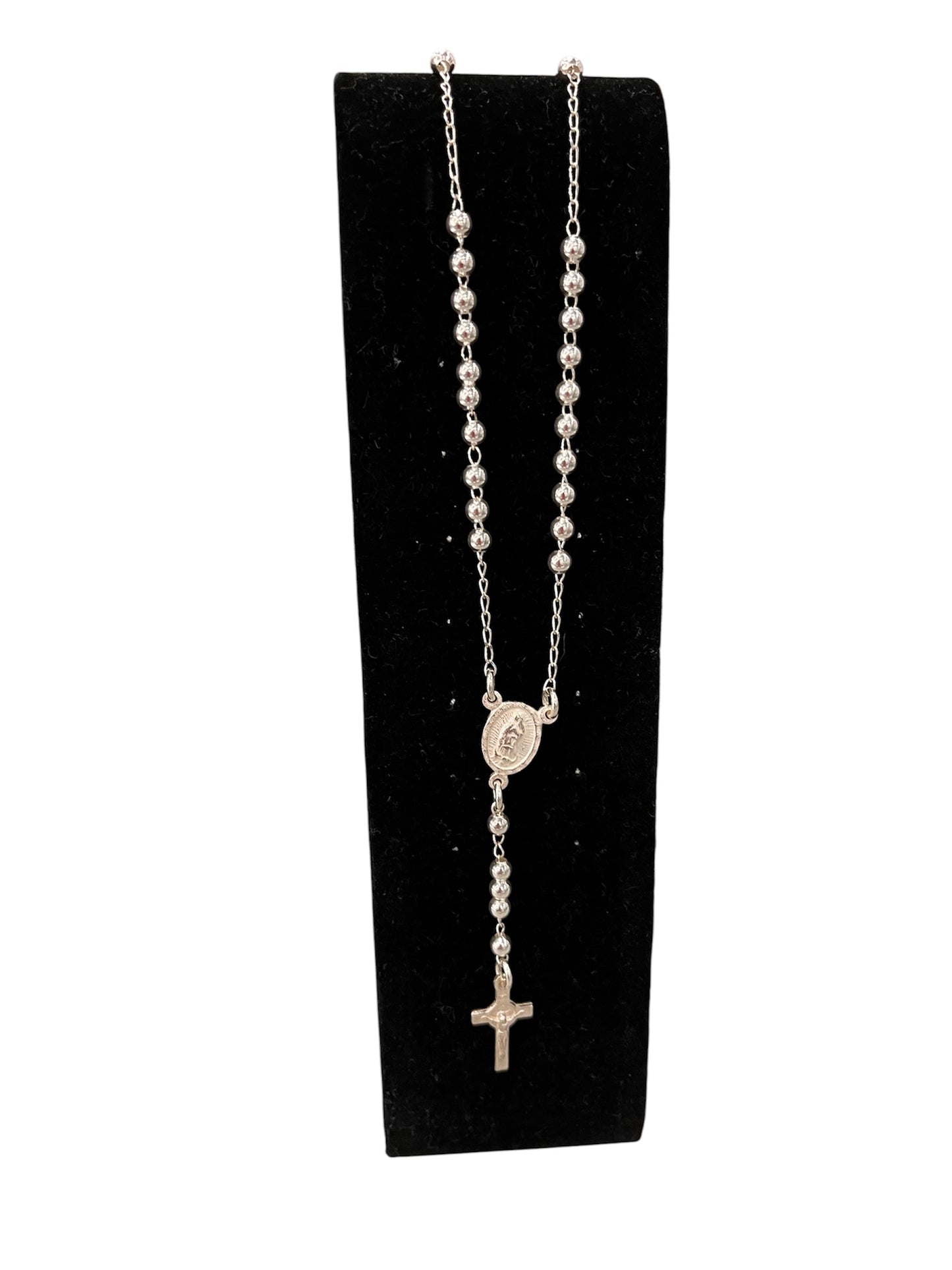Silver Rosary