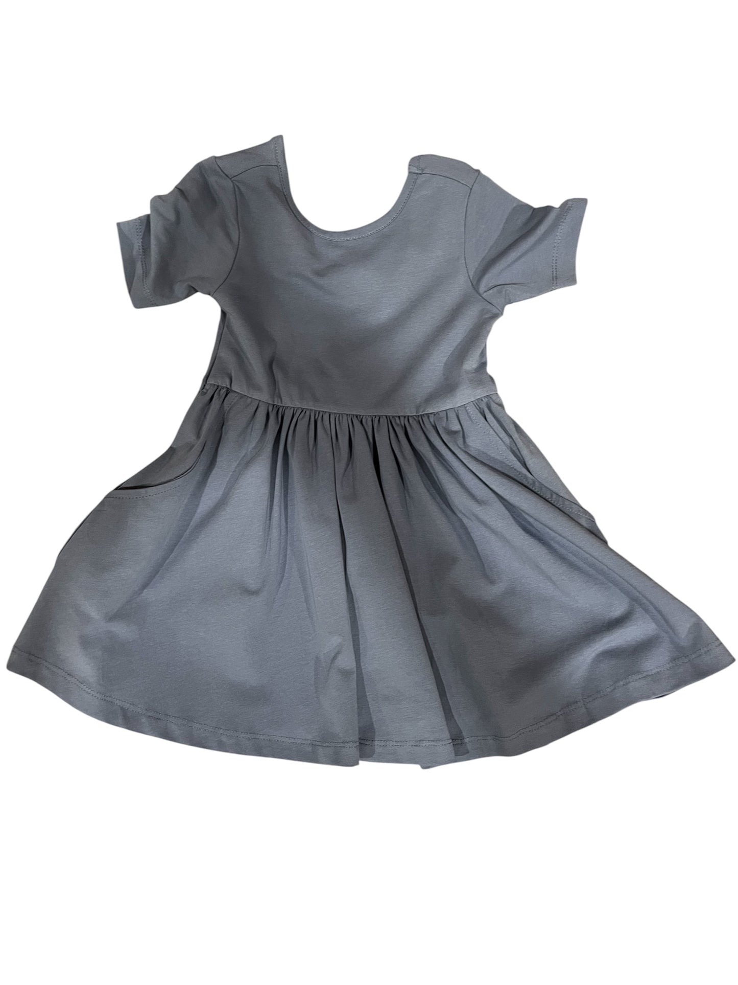 Short Sleeve Twirl Dress