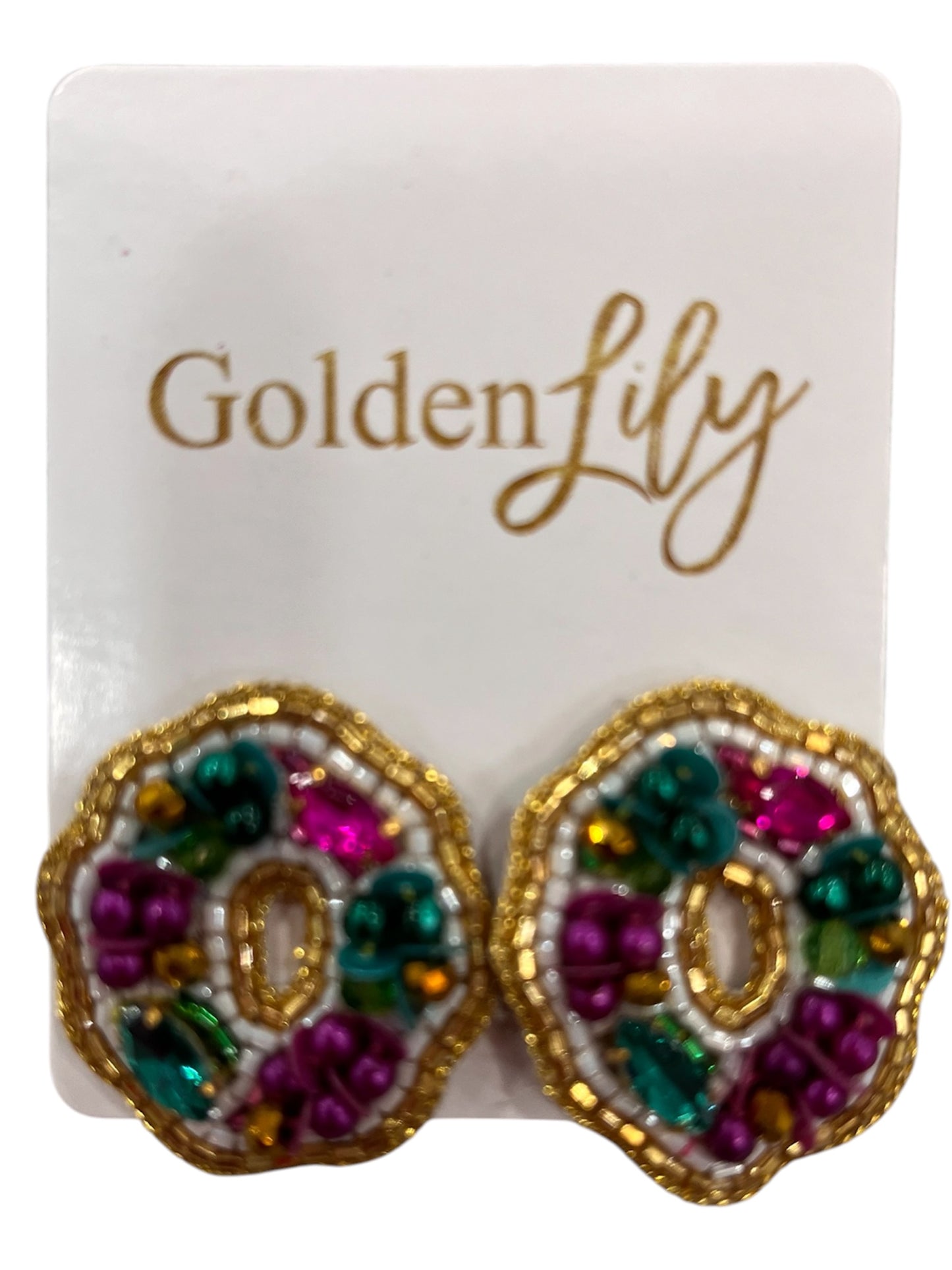Mardi Gras Earrings