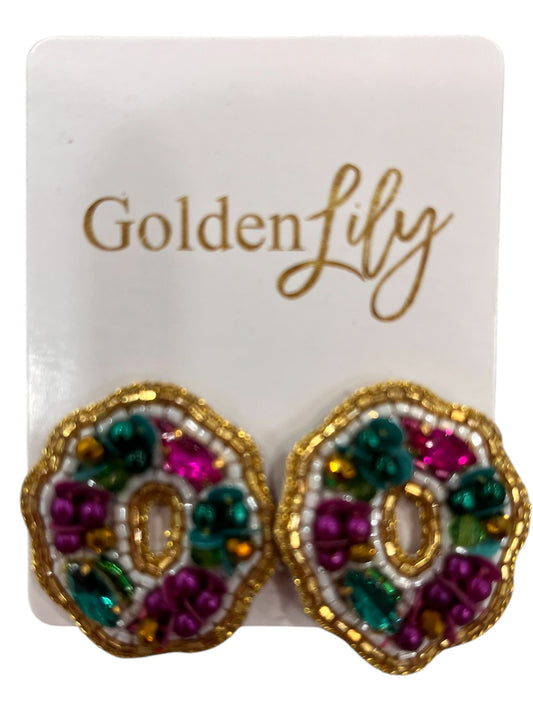 Mardi Gras Earrings