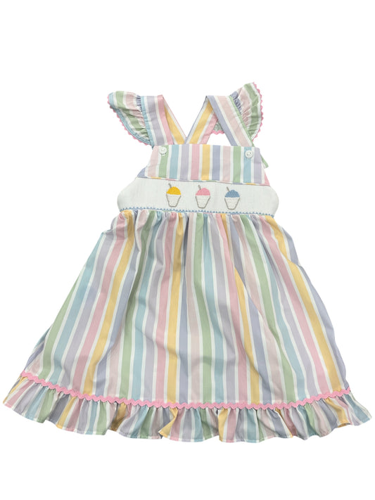 Sally Snowball Smocked Dress