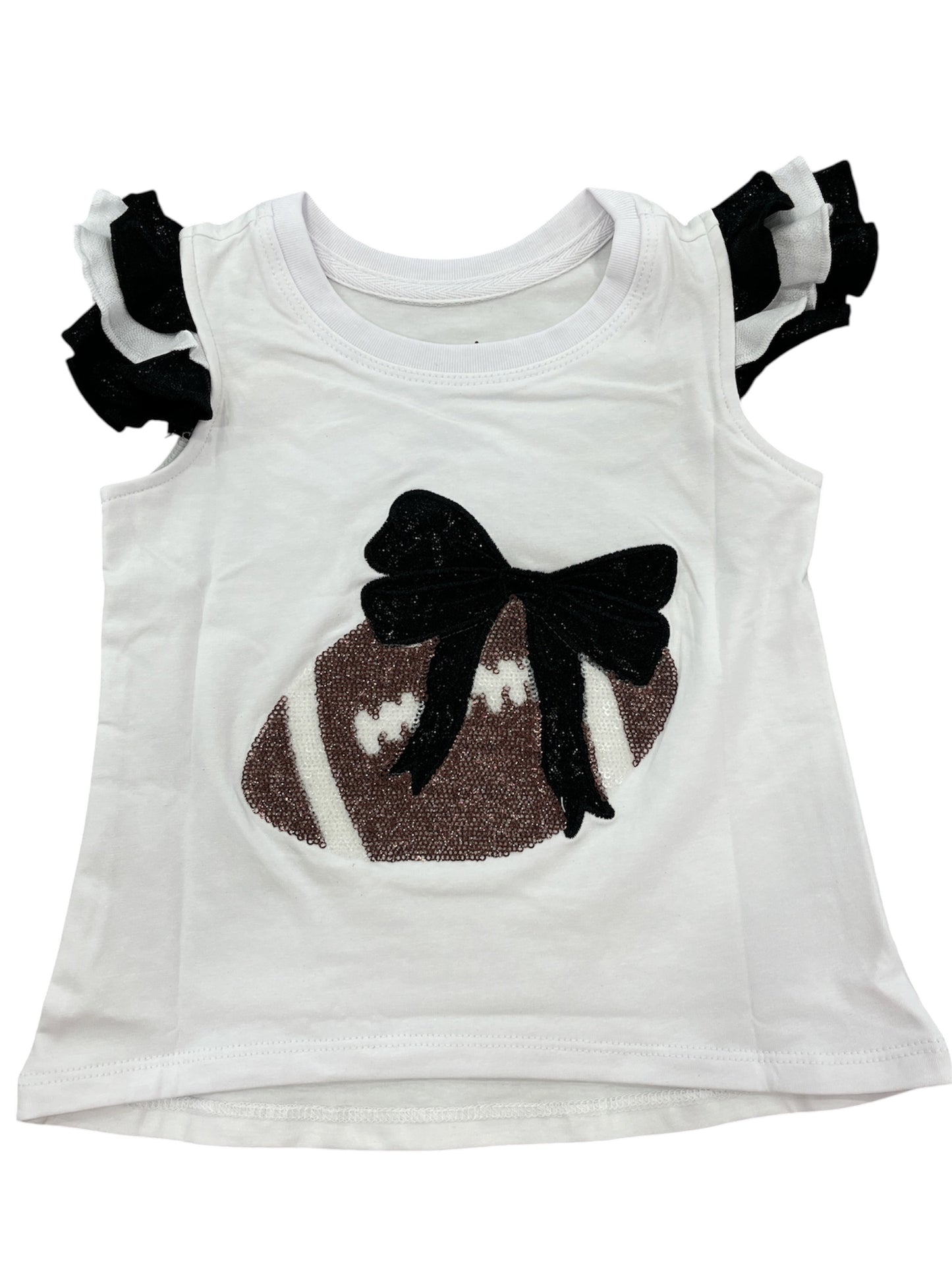 Football Shimmer Ruffle Sleeve