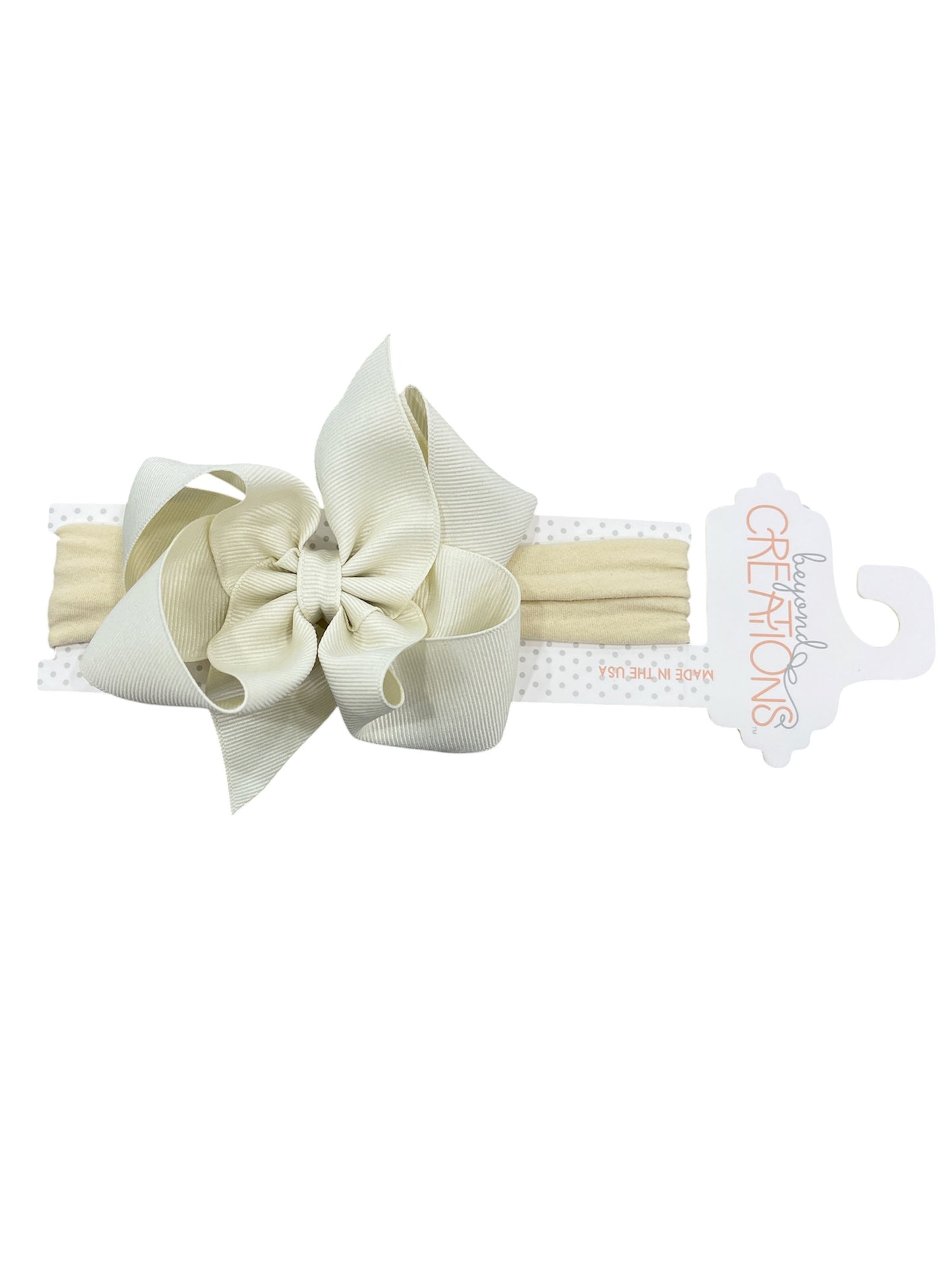 Wide Bow Headband- Large