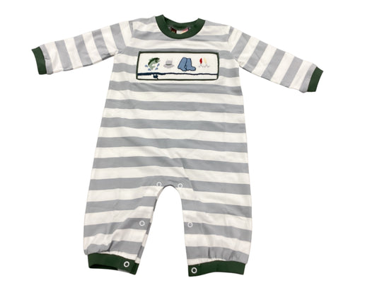 Fishing Smocked Romper