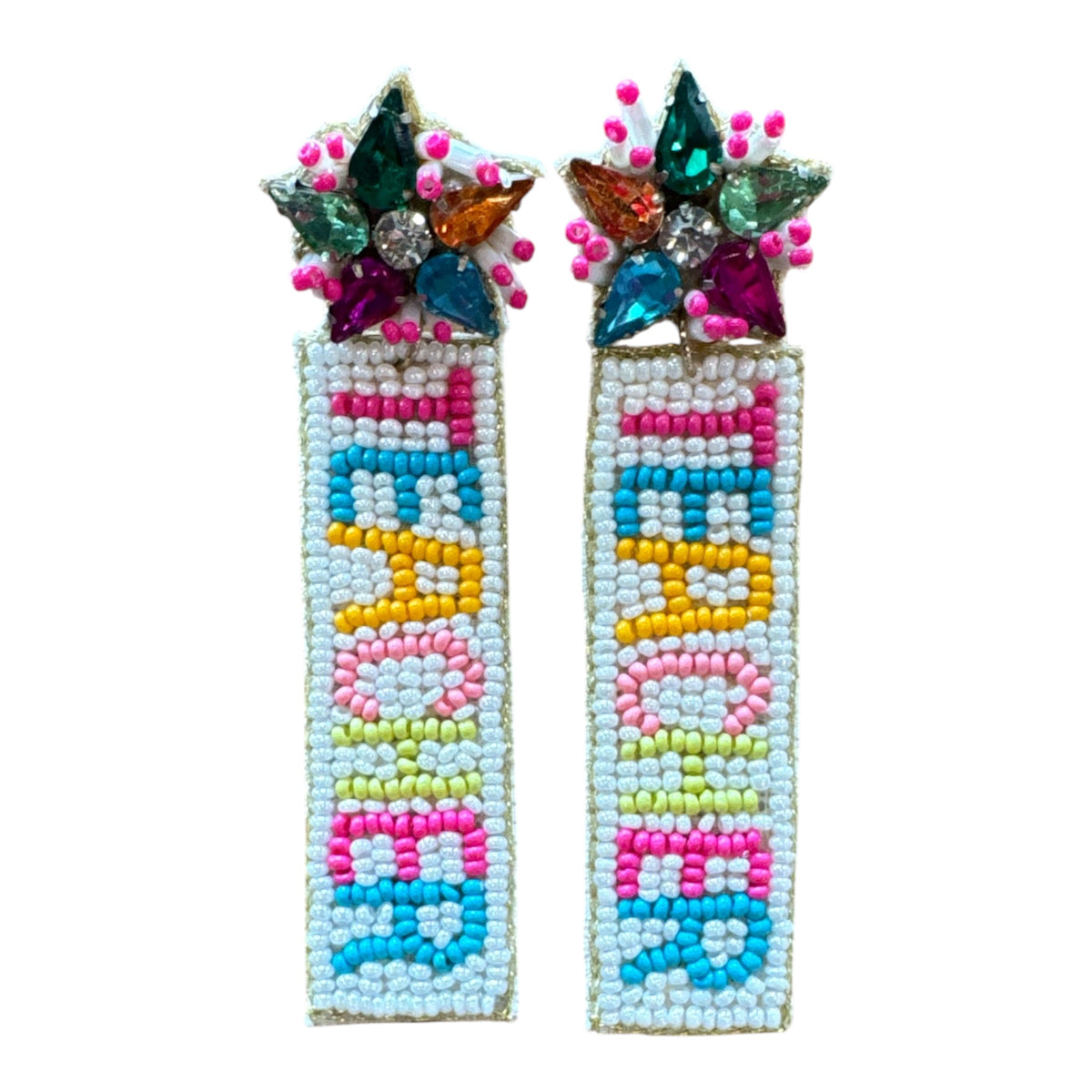 Beaded Earrings - School