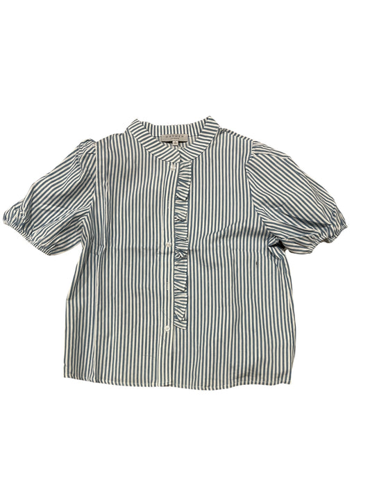 Ruffle Placket Blouse
