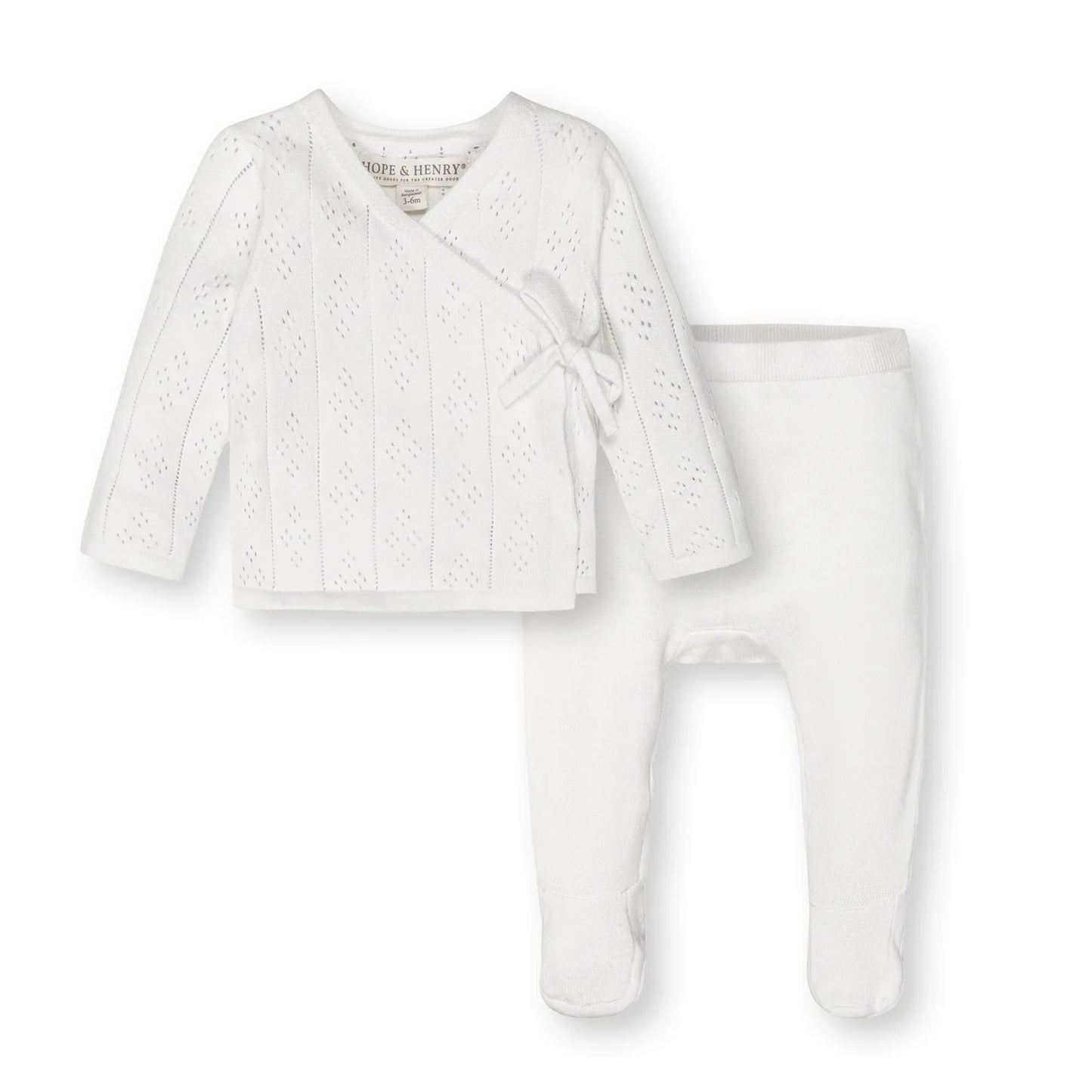 Pointelle Sweater and Legging Set