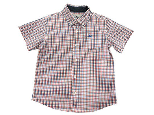 Red, White, + Blue Button Down