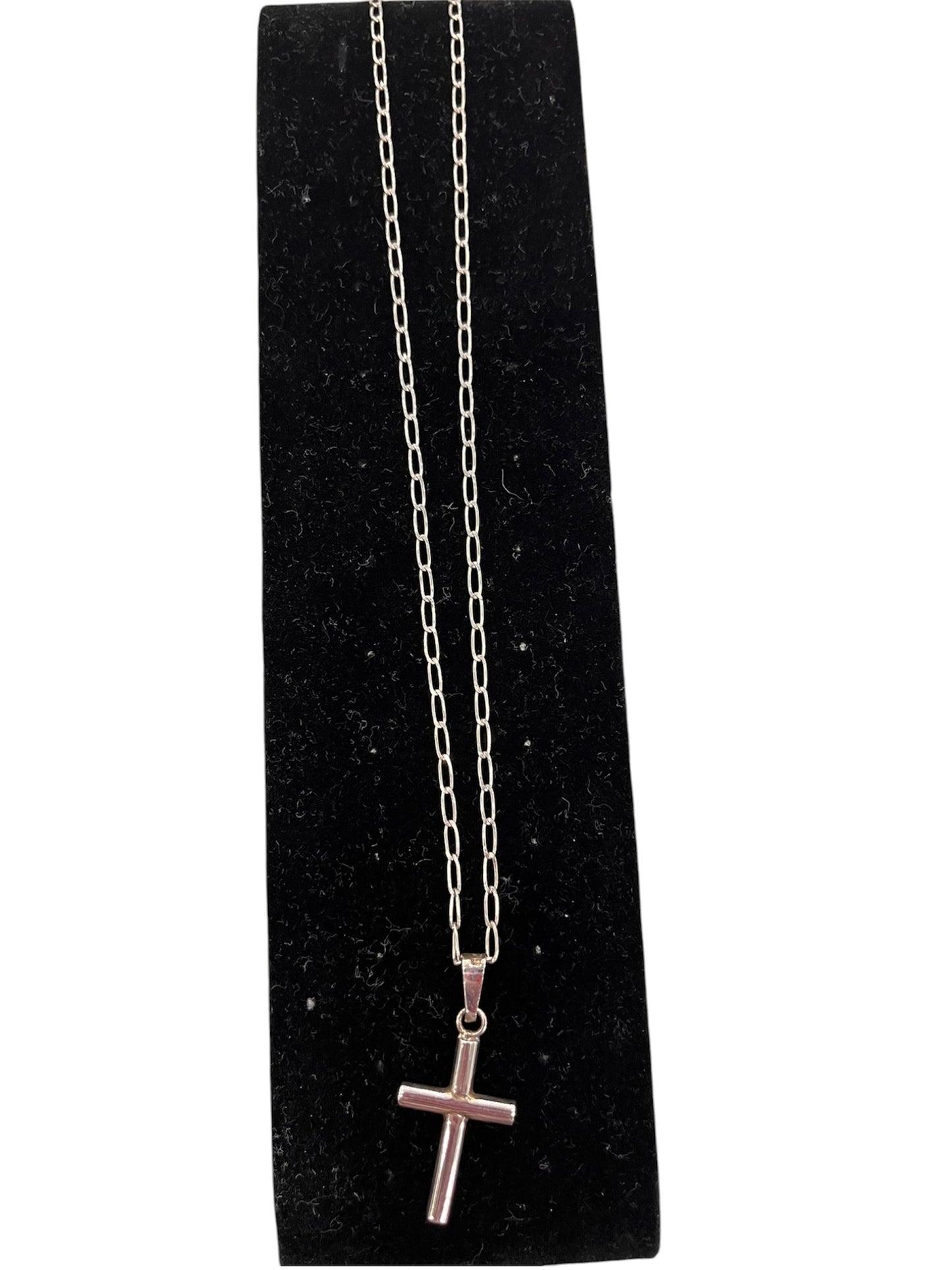 Silver Cross on Chain