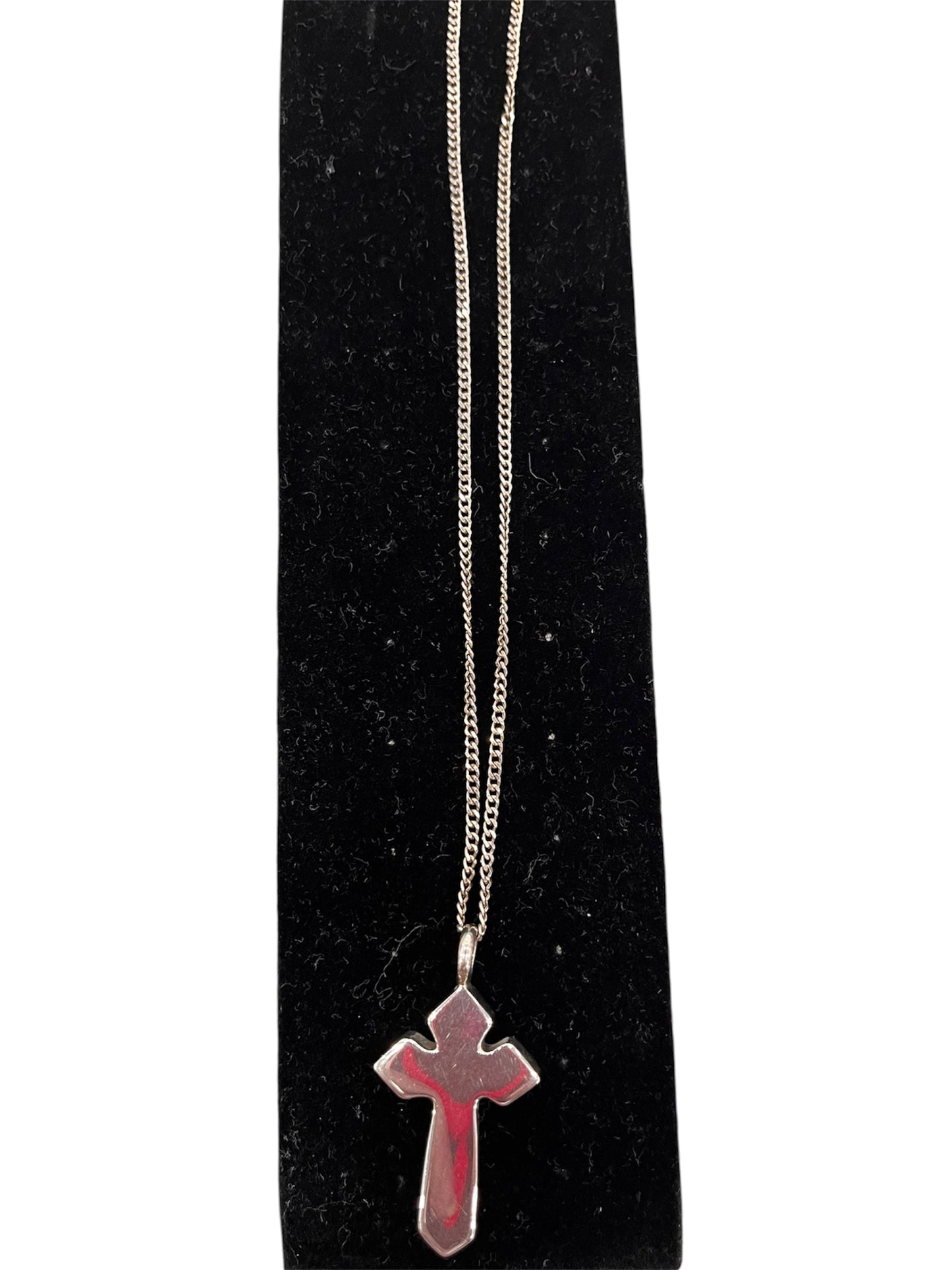 Silver Cross on Chain