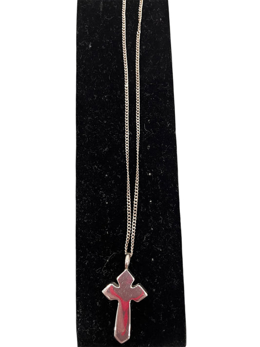 Silver Cross on Chain