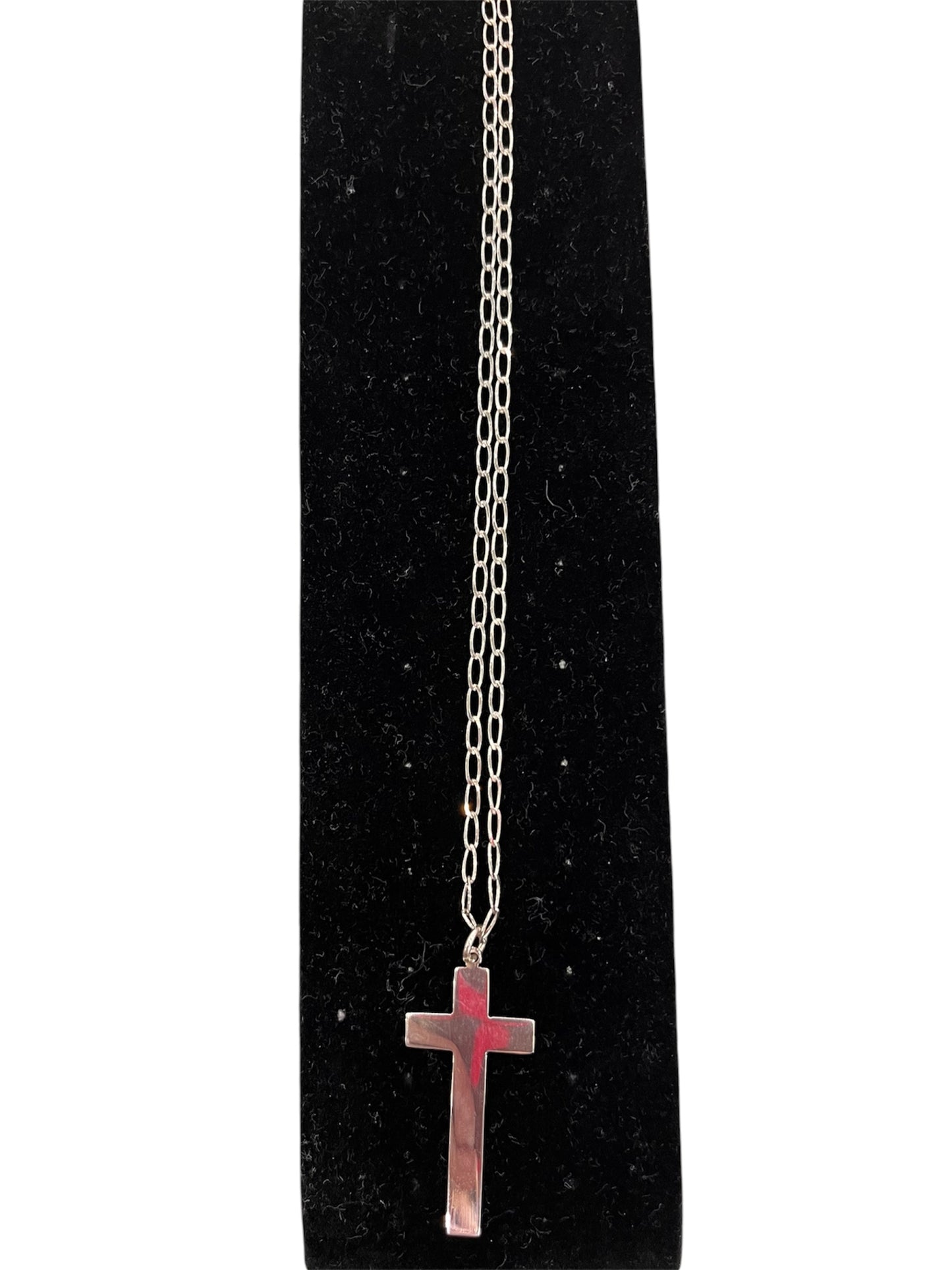 Silver Cross on Chain