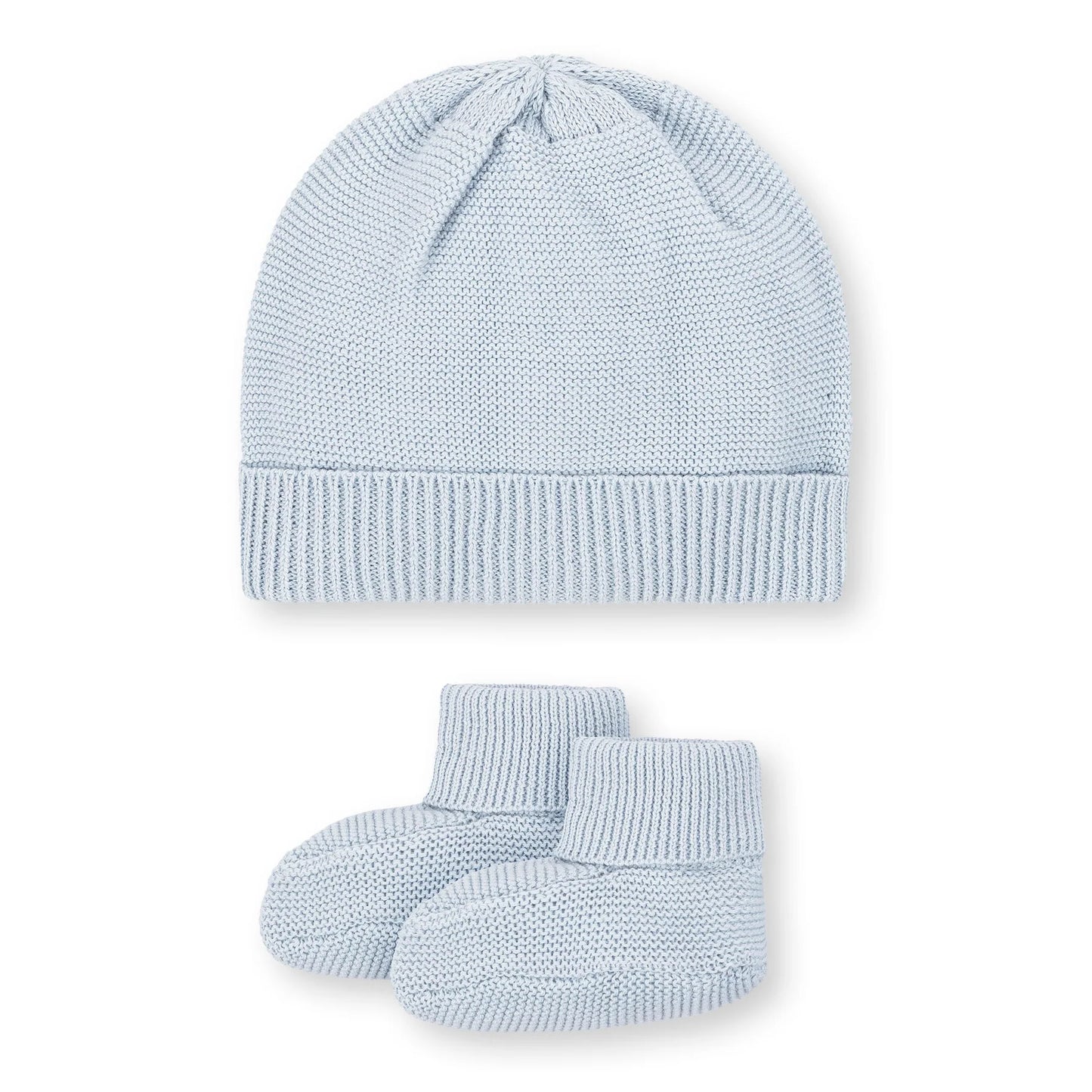 Sweater Beanie and Bootie Set