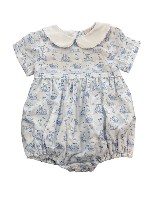 Bunny Toile Boy Bubble