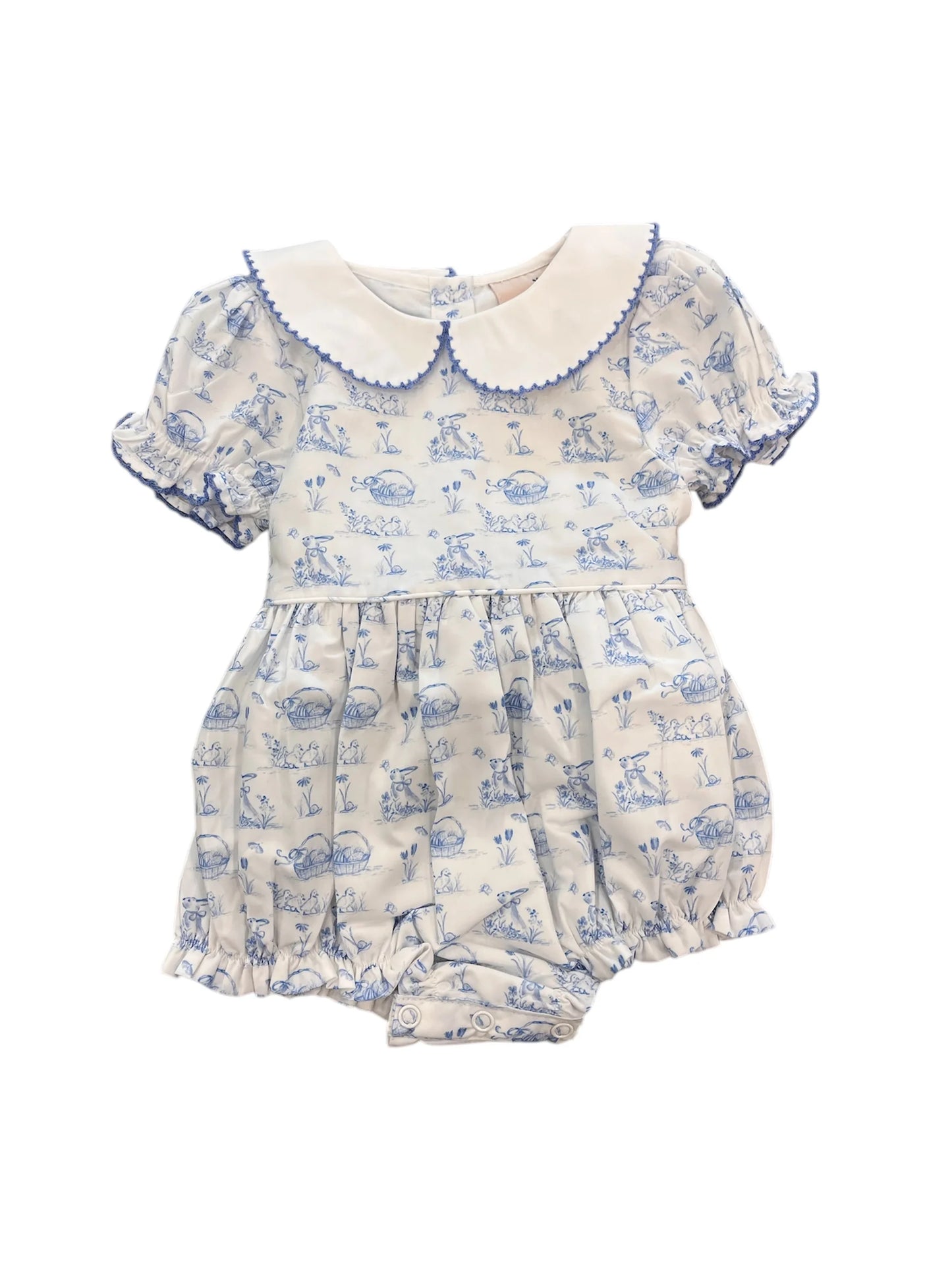 Bunny Toile Girl Bubble