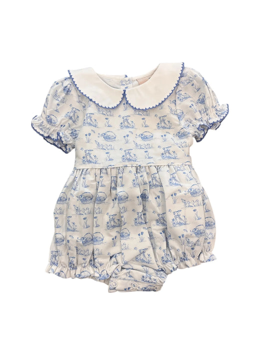 Bunny Toile Girl Bubble