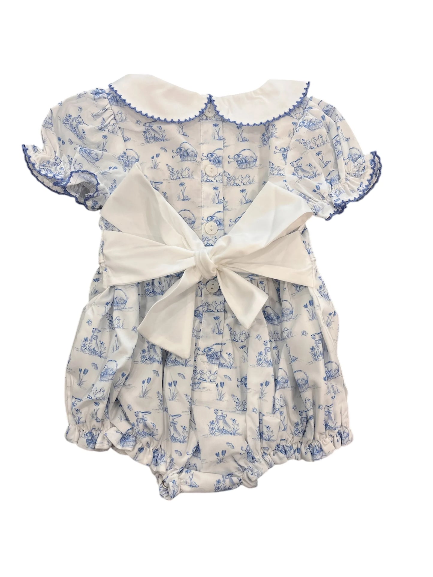 Bunny Toile Girl Bubble