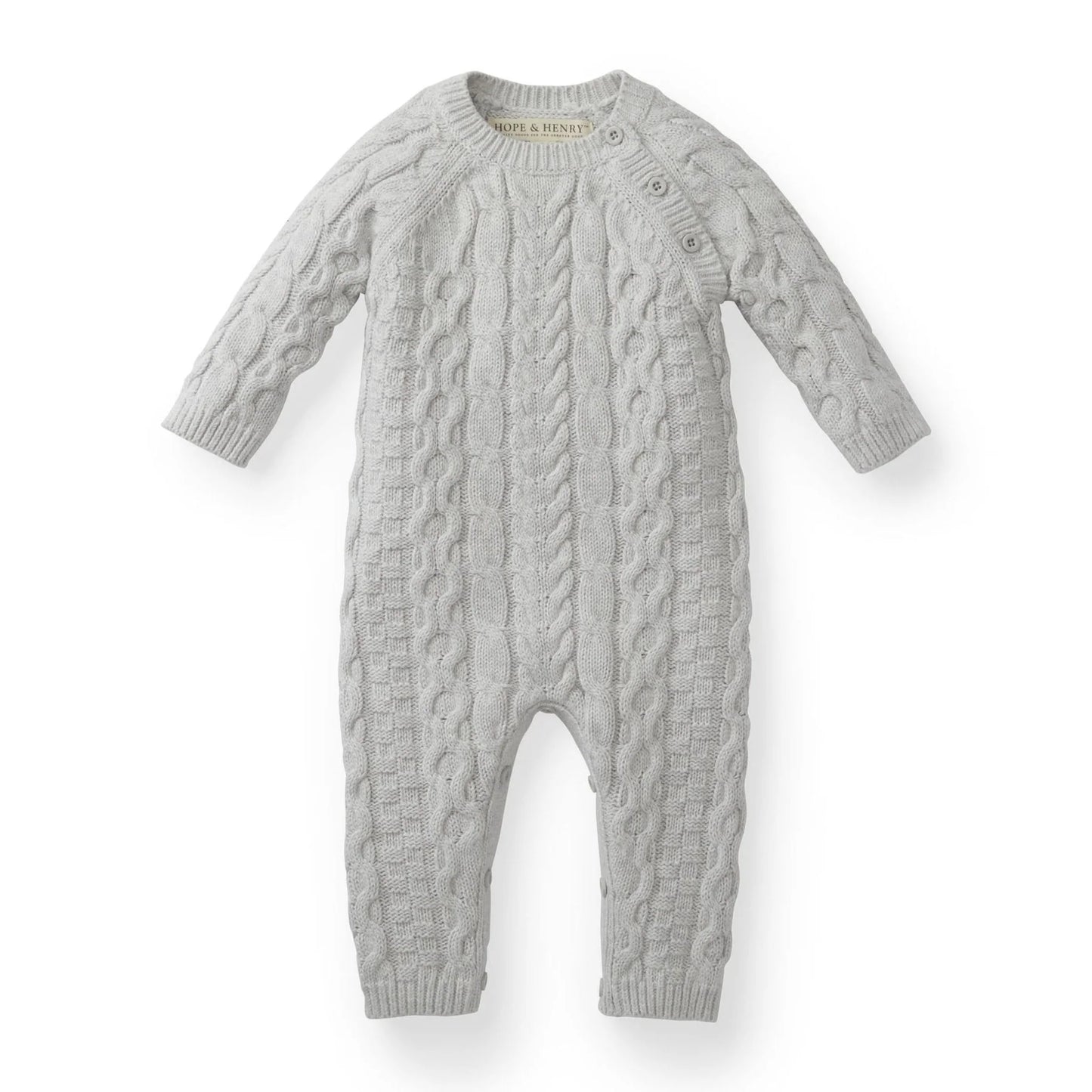 Cable Knit Sweater Romper