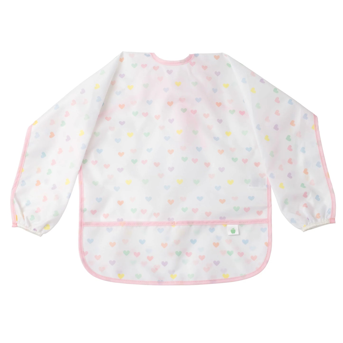 Bib with hearts
