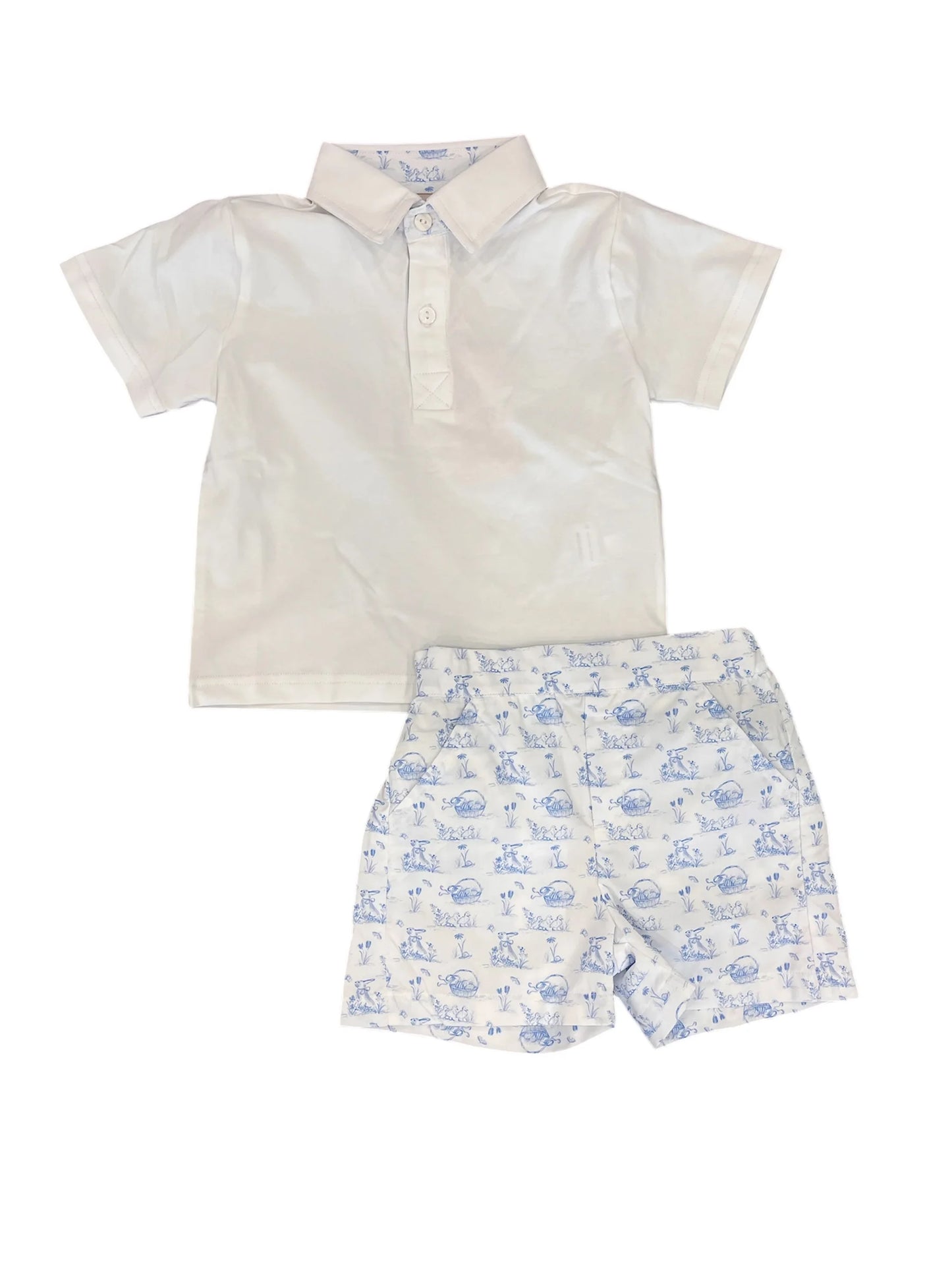 Bunny Toile Short Set
