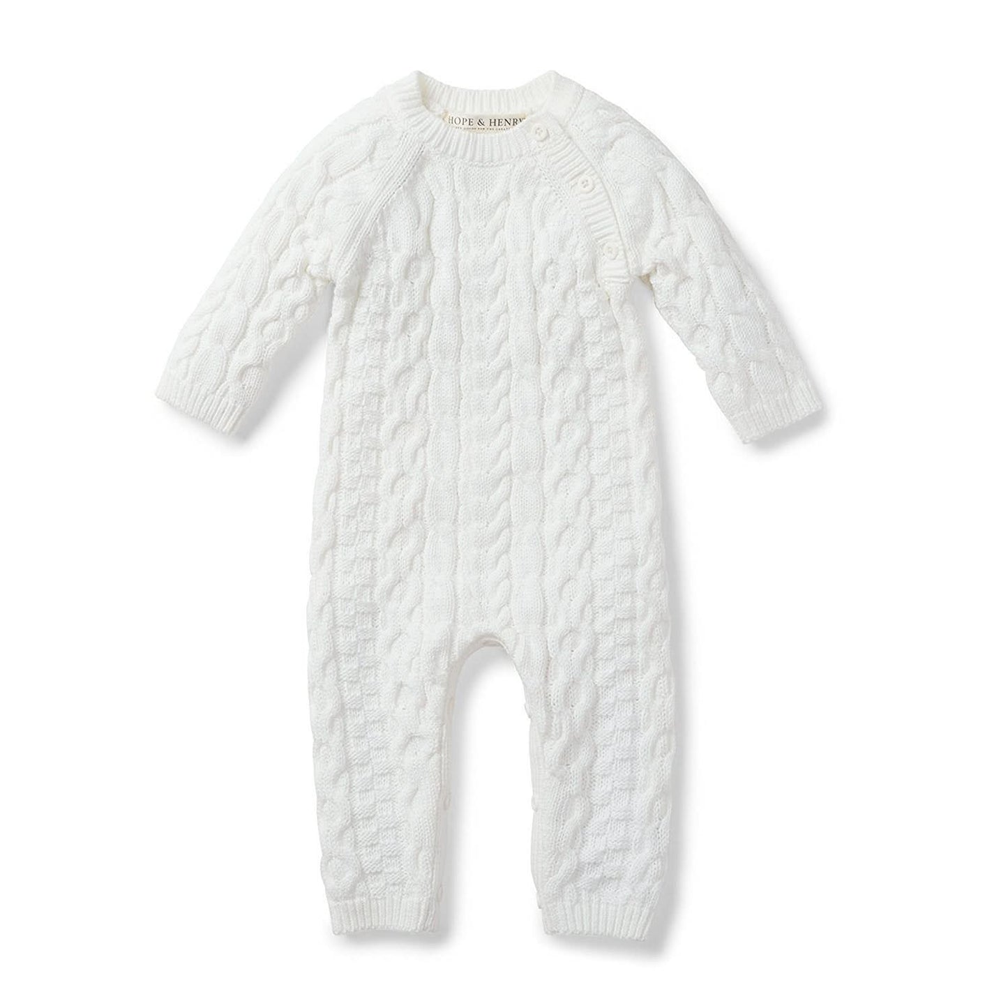 Cable Knit Sweater Romper